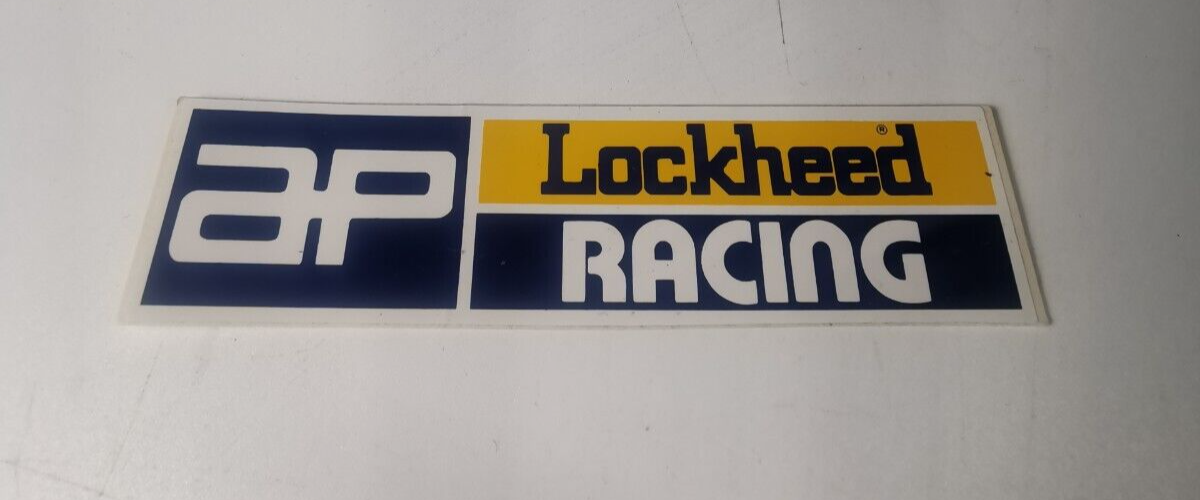 VINTAGE MOTORCYCLE DECAL STICKER AP LOCKHEED RACING 80s 90s | eBay