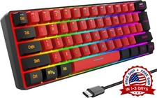 Teclados Para Juegos 60 , Teclado Mec nico Ultracompacto Con Cable De 61 Teclas