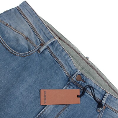 Zanella NWD Martin Cotton Blend 5 Pocket Jeans Size 40 US In Blue Denim