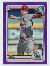 2020 Bowman Draft Chrome Ian Bedell Purple Refractor /250 - BD-100 (B)