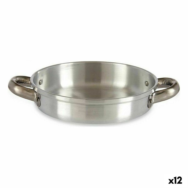 Pfanne Silberfarben Aluminium 19 X 4,5 X 25,5 Cm 12 StüCk-image