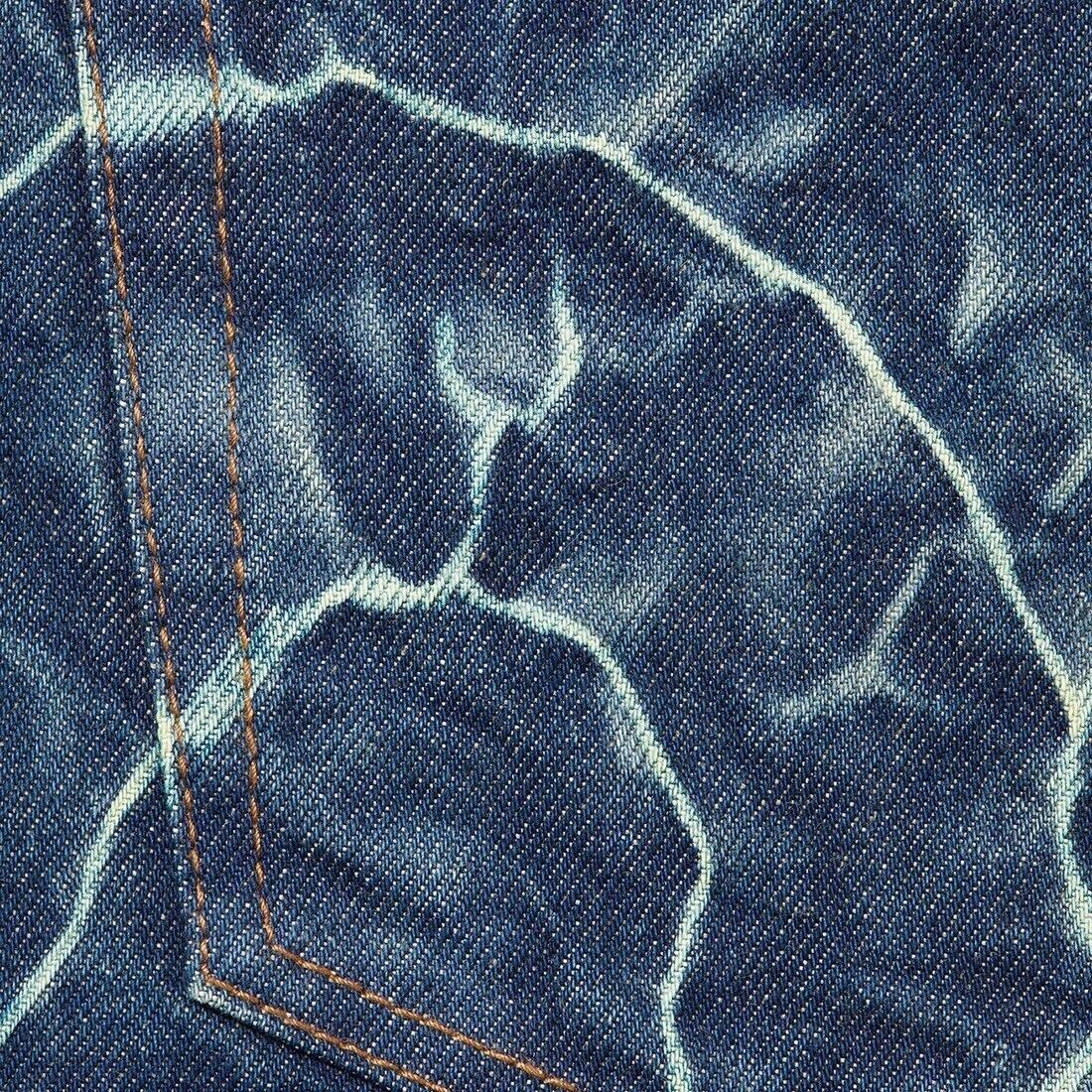 Supreme 23SS SHIBORI LOOSE FIT JEAN Rigid Indigo 32