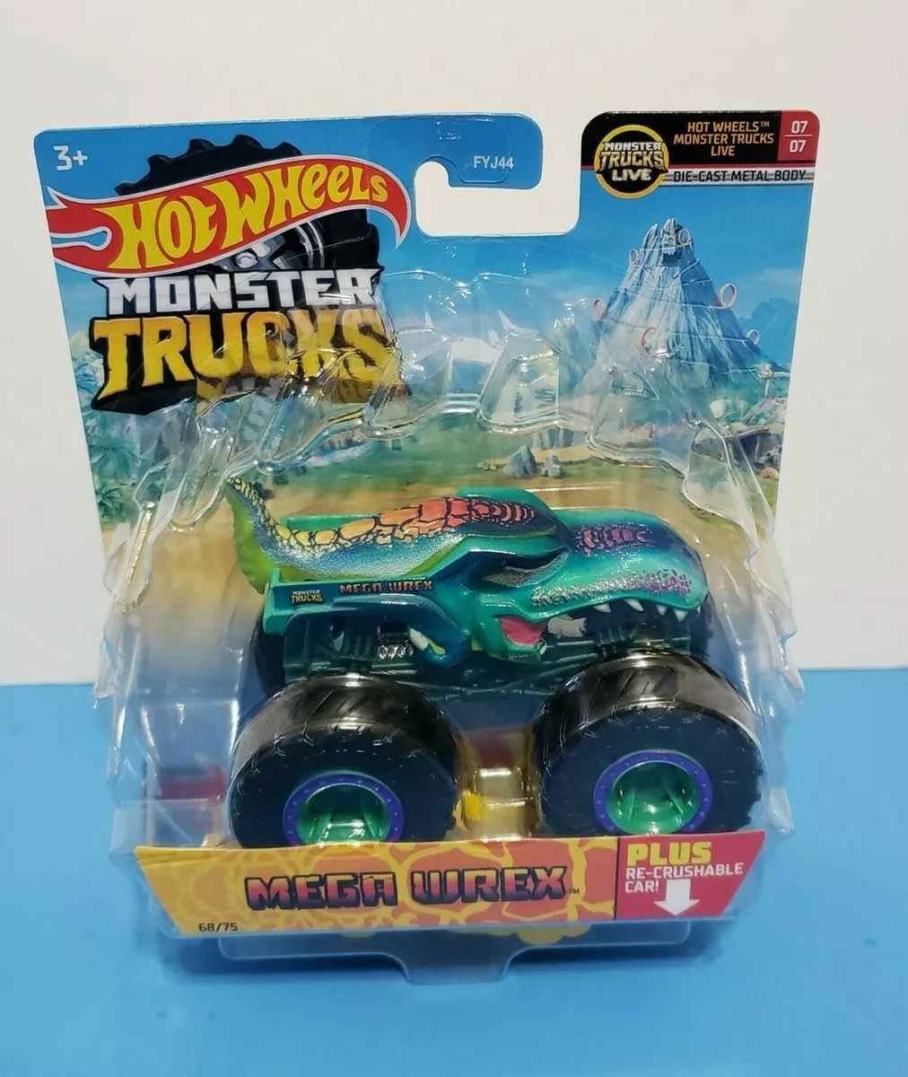 Hot Wheels Monster Truck Mega Wrex NEW FOR 2021 68/75 FYJ44