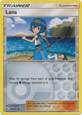 Lana - 117/147 - Uncommon - Reverse Holo x1 - Lightly Played - SM