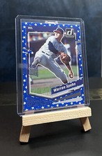 2023 Donruss Baseball Base Independence Day #237 Warren Spahn - Milwaukee Braves
