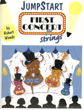 JumpStart First Concert FOR STRINGS BOOK FOR BASS ROBERT WOODS LORENZ BRAND NEW