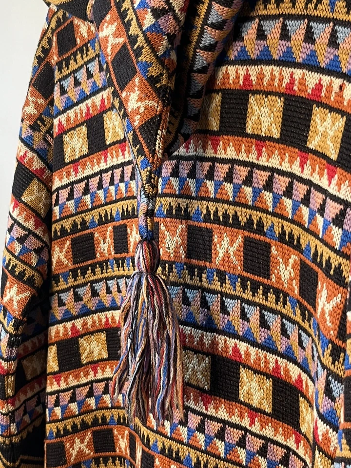 Raro De Colección. Cárdigan Suéter Bill Gibb AW 1976 Colección Bizantina Tejido Lana Foto 3 de 4