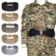 Tactical Combat Quick Release Belt Men's Thickened Wide Waistband Hunting Belt