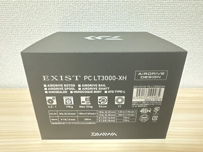 Daiwa Spinning Reel 22 EXIST PC LT3000-XH Gear Ratio 6.2:1 Fishing