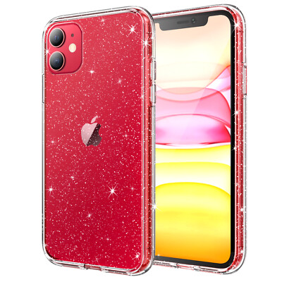 JETech Glitter Case for iPhone 11, 6.1-Inch, Cute Sparkly for Women and Girls