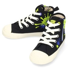 Splatoon 3  Converse All Star N Z HI 'Black' Chuck Taylor Kids Size12 JPN 19cm 