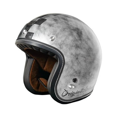 CASCO JET ORIGINE PRIMO SCACCO VINTAGE GRIGIO TAGLIA XL | eBay