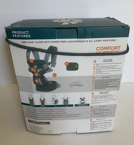Ergobaby Omni 360 All In One Cool Air Mesh Baby Carrier Carbon Grey BRAND NEW - Picture 2 of 4
