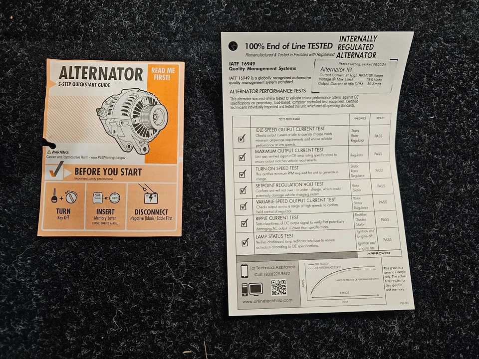 Alternador Reman GMC Savana Safar 2005 para Chevy Express 1500 2500 3500 2005 Foto 2 de 4