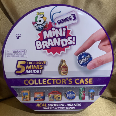Mini Brands Series 3 Collectors Case Pez Mentos Store & Display Your Collection