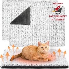 Paquete de 2 camas para gatos que se calientan solas, de 24 x 18 pulgadas