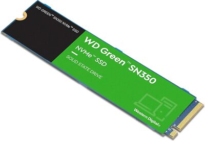 WD Green SN350 500 GB M.2 NVMe SSD Lesen 2.400 MB/S. schreiben bis 1.500 MB/S