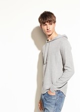 M439 NWT VINCE DOUBLE KNIT PULLOVER MEN HOODIE SIZE S, XXL 145