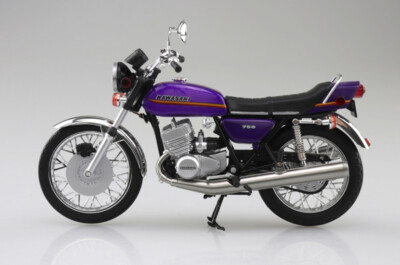 TAOSHIMA 1/12 FOR kawasaki 750SS For MACH IV motorcycle purple