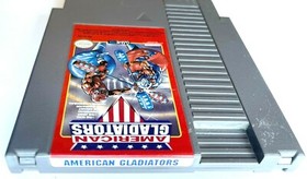EXCELLENT ORIGINAL VINTAGE 1985 AMERICAN GLADIATORS NINTENDO NES GAME CARTRIDGE