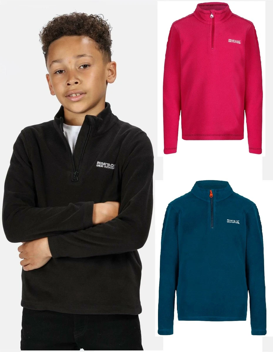 Boys half top zip jumper