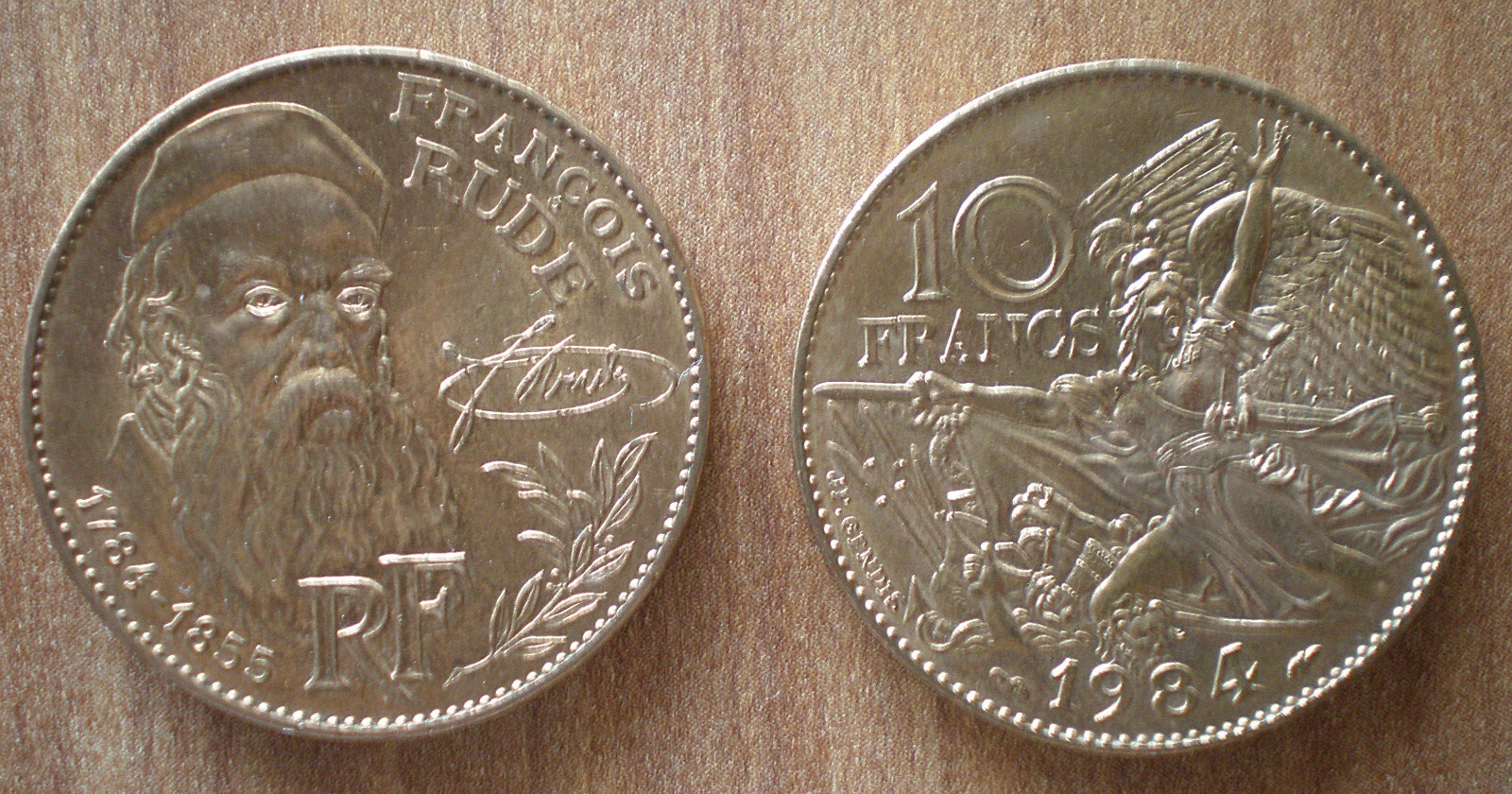 Piece De 10 Francs Francois Rude 1984 France 10 Francs 1984 Francois Rude UNC Coin Free Shipping Worldwide | eBay