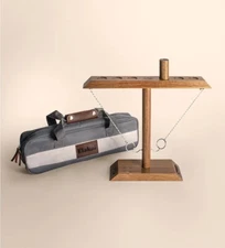 ELAKAI 2 PLAYER PORTABLE TABLETOP HOOK & RING GAME CARRY BAG FUN FOR ALL AGES