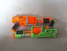 Nerf Dart Tag Fury Fire Blaster Gun Revolver Green Orange