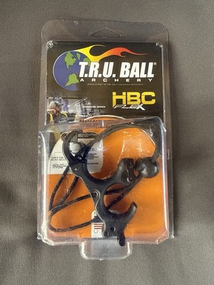 T.R.U. Ball Honey Badger Claw Flex Archery Release, Black Tungsten  (THBF-BT-L)