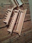 WOOD Wall SHELVES Lot 5* Dollhouse  Miniature shelving 1/12th Bed Bath Dine Shop — photo 2