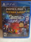 Minecraft: Story Mode The Complete Adventure PS4 PS5 Sony PlayStation 4 5 TESTED