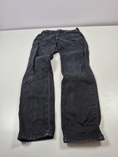 Vintage Versace Jeans Couture Jeans Mens 31x33 Black Denim Straight Leg 90s