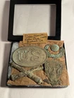 Civil War Union Relic Group – US Belt Plate, Artillery Insignia Dug Richmond VA
