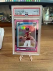2024 Rated Rookie Jayden Daniels #389 Optic Preview Pink Prizm PSA 10