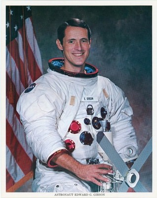 Edward G. Gibson   Apollo 17 NASA Astronaut   Vintage Original Photograph