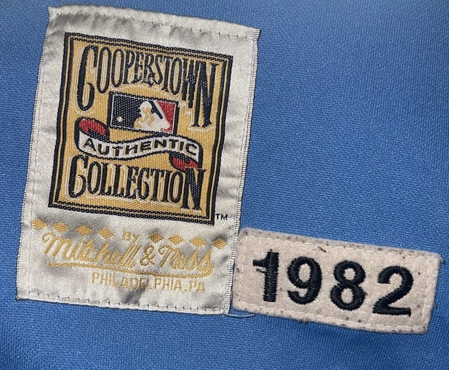 Camiseta Mitchell & Ness 1982 Cardenales de San Luis Ozzie Smith Auténtica Talla XXXL Foto 3 de 4