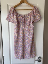 Primark Multi Coloured Floral Short Sleeve Lo...