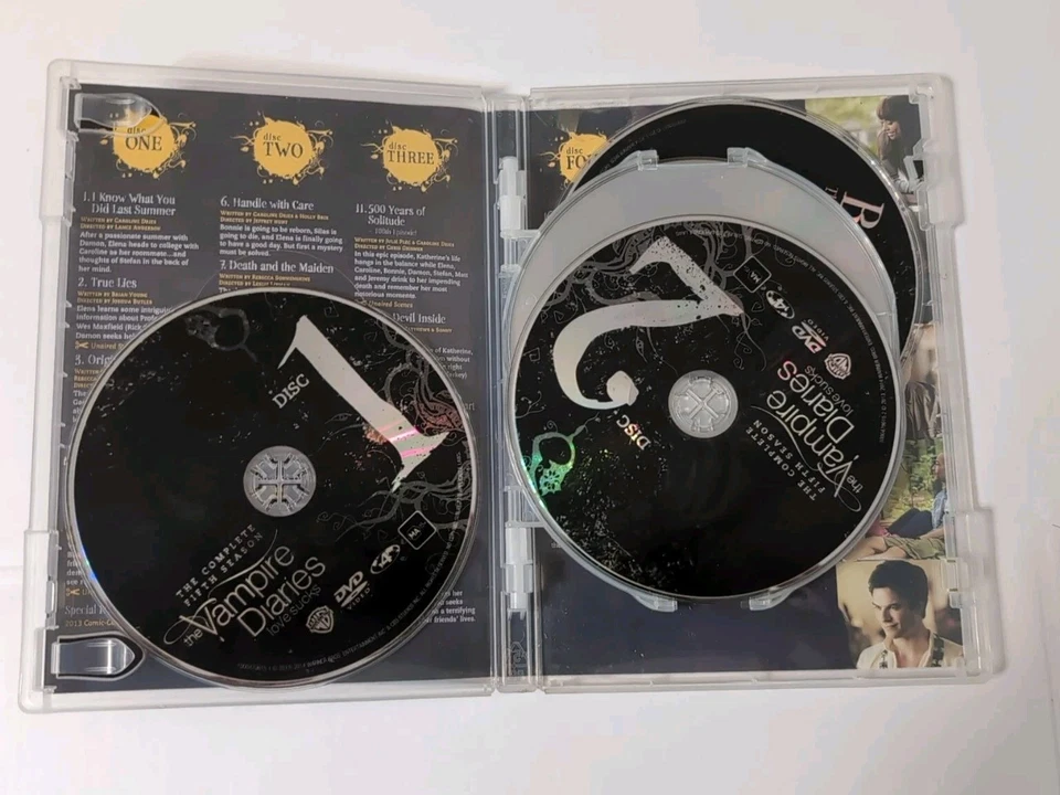 The Vampire Diaries: Season 5 - Limited Edition (DVD, 6-Disc Set, 2014) - Image 2 of 4