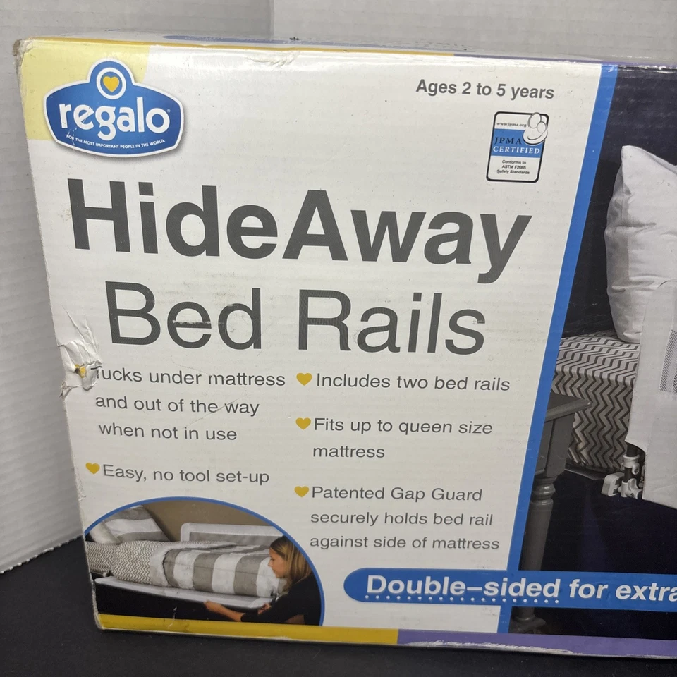 NUEVO EN CAJA “Regalo” Rieles de cama escondidos (2 rieles de cama incluidos en caja) Edad 2-5 Foto 2 de 4