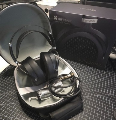 HiFiMAN Sundara Magnetostatische Over-Ear-Kopfhörer - Schwarz incl. Hifiman CASE