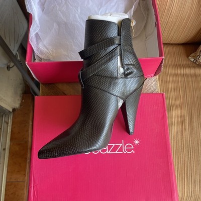 ShoeDazzle Darci Women s High Heel Booties Bev US 10 Black New in Box