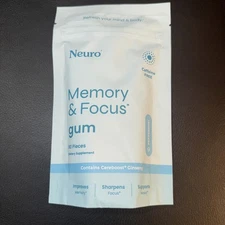 Neuro Gum Memory & Focus Gum- 90 Piece Peppermint