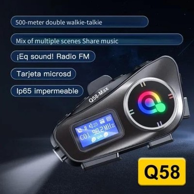 Headphones For Motorcycle Headset soft microphones Q58MAX