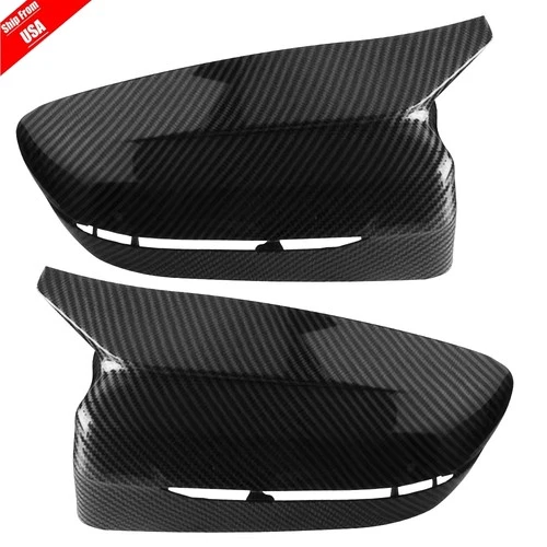 FOR 2017-22 BMW G30 G20 M STYLE FULL DRY CARBON FIBER REPLACEMENT MIRROR COVERS