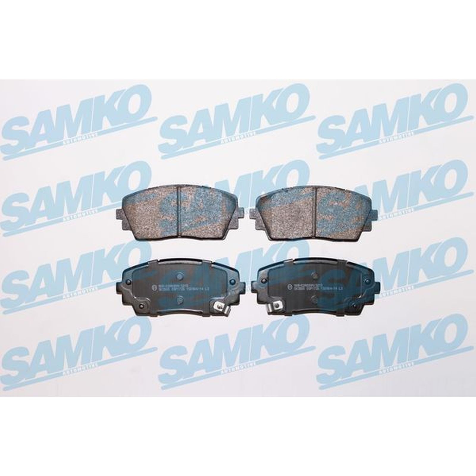 1x ORIGINAL® SAMKO Bremsbelagsatz, Scheibenbremse Vorne für Kia PICANTO II
