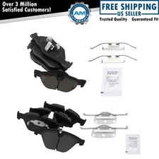 Front & Rear Premium Posi Ceramic Disc Brake Pads for 10-13 BMW 328i 13-15 X1