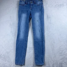 Soho Jeans Curvy Jegging Denim Stretch Low Rise 5-Pocket Faded Women Blue Size 4
