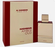 Amber Oud Rouge de Al Haramain, Eau de Parfum 2.0 oz (60ML)