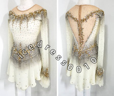 Ice Figure Skating Dress. Competition Gymnastics Ballet Custom Ice Dance Dress