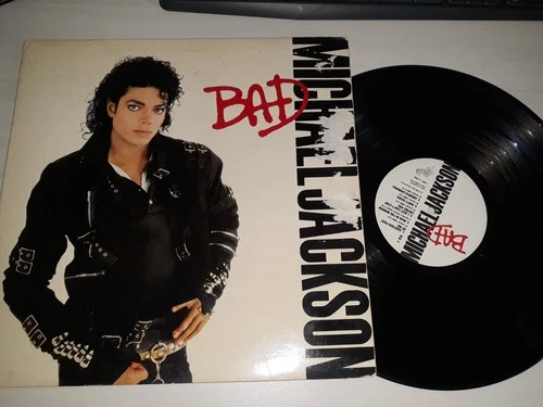Michael Jackson - BAD Vinyl LP Album 1987 Epic Records Vinyl